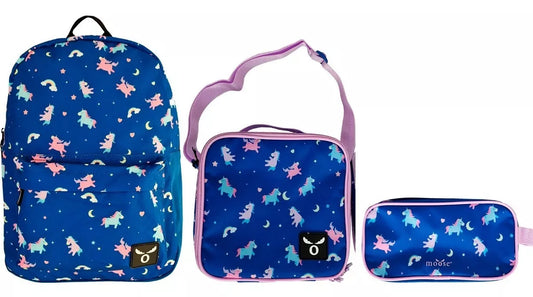 Mochila Lonchera Estuche Kids Stars Moo