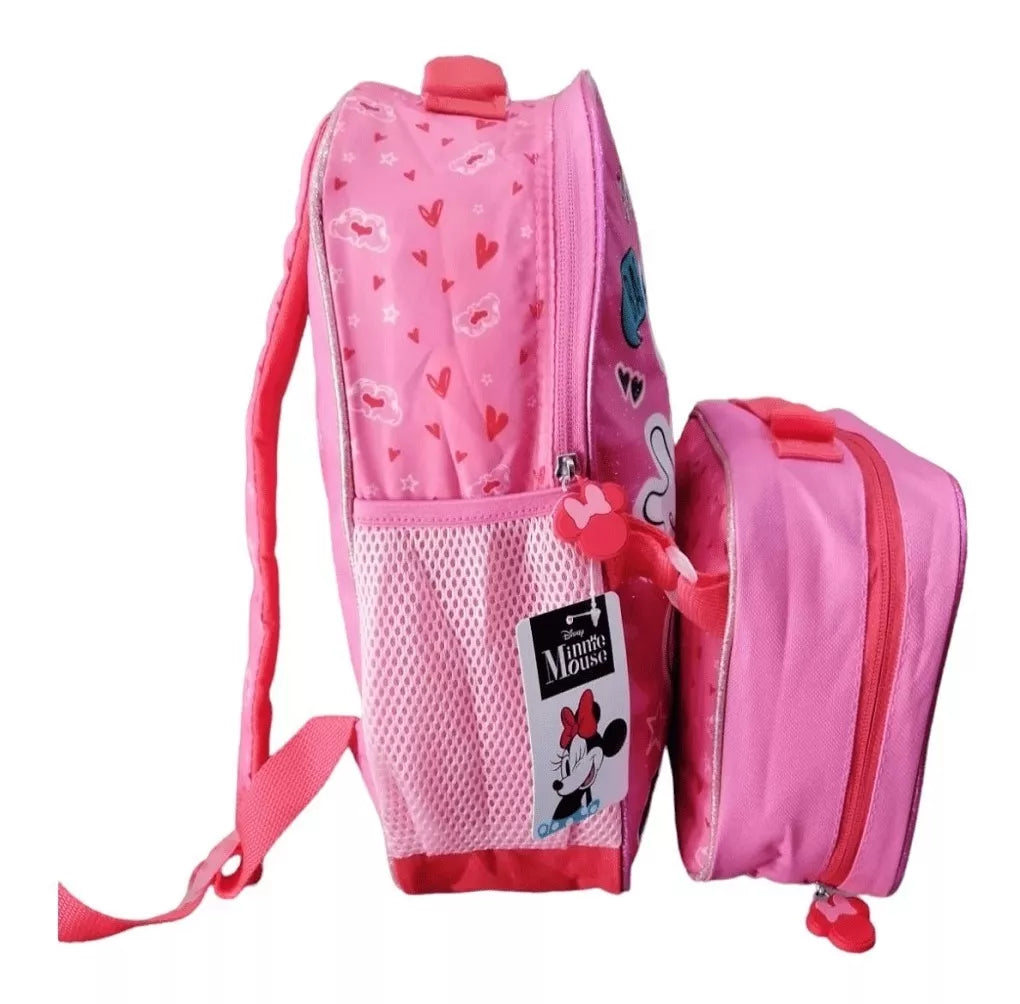 Mochila Con Lonchera Minnie Niña Micmin