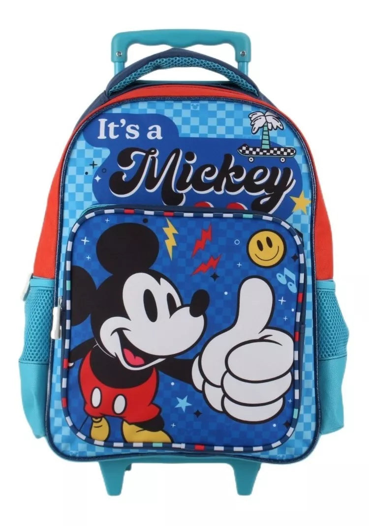 Mochila Mickey Mouse Trolley Lonch Estu