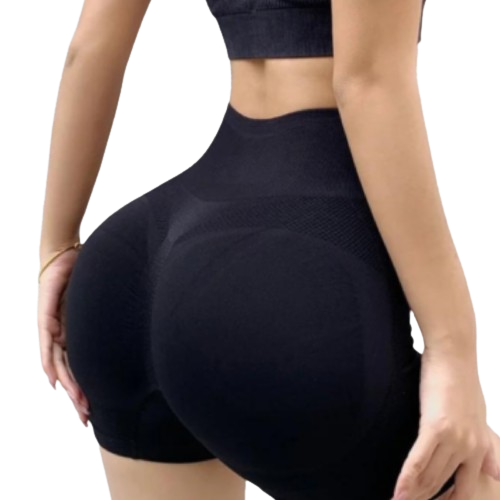 Leggins Cortos de Yoga Negro