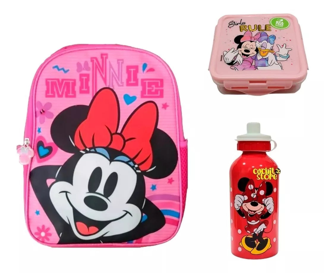 Mochila Hermetico Botella Minnie  D2