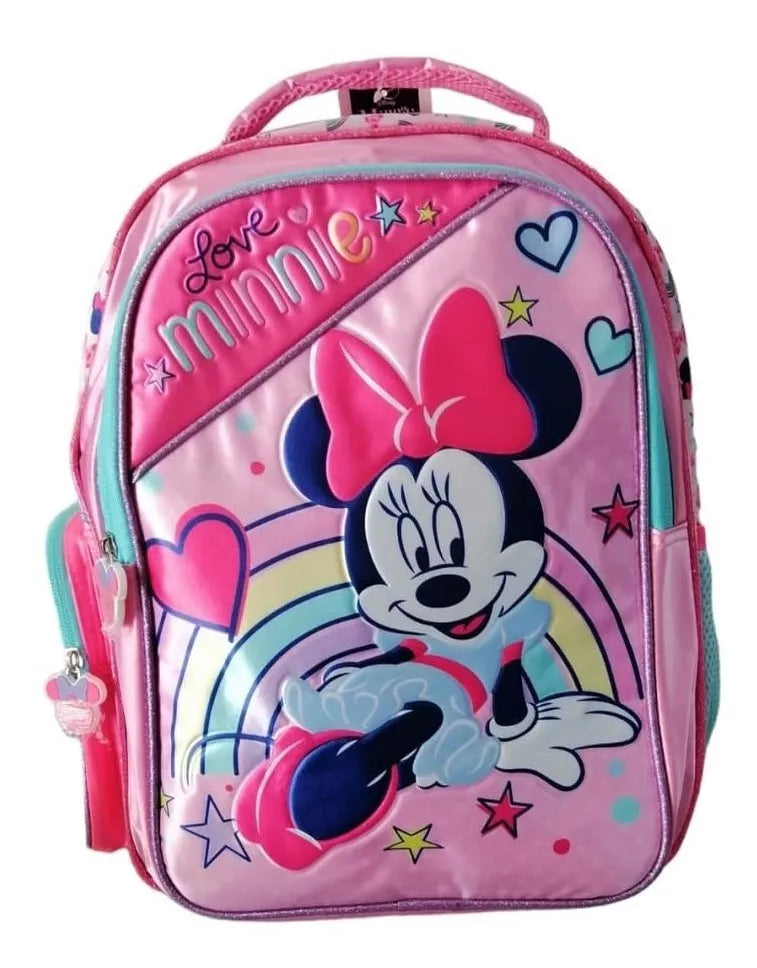 Mochila Minnie Mouse Love Relieve Niña